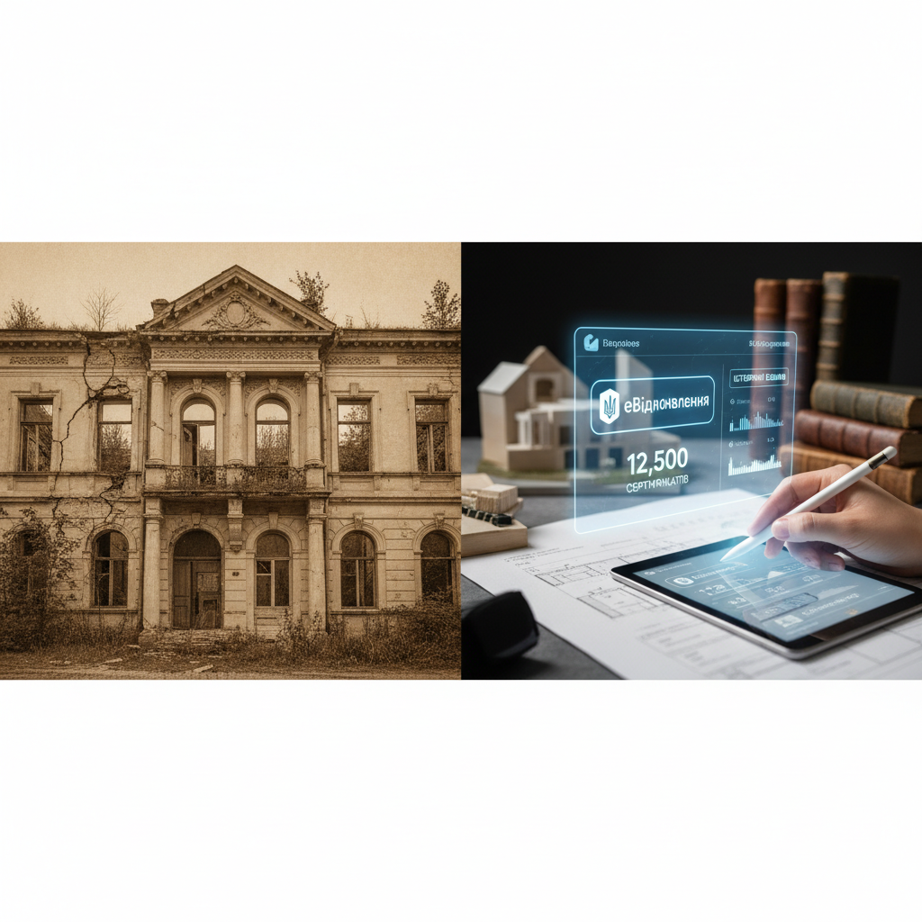 Шуляк поділилася деталями обчислення сертифікатів єВідновлення для історичних будівель