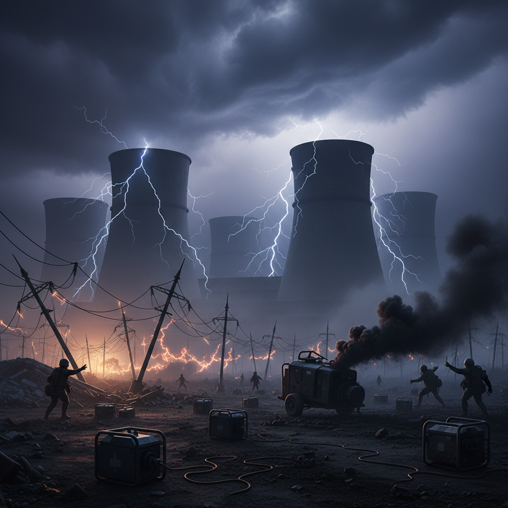 Російські дії можуть призвести до блекаутів і відключення генераторів на Запорізькій атомній станції