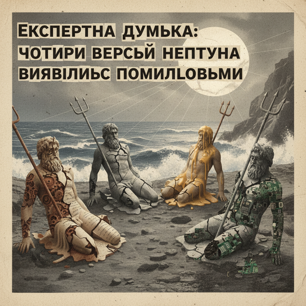 Експертна думка: чотири версії Нептуна виявились помилковими