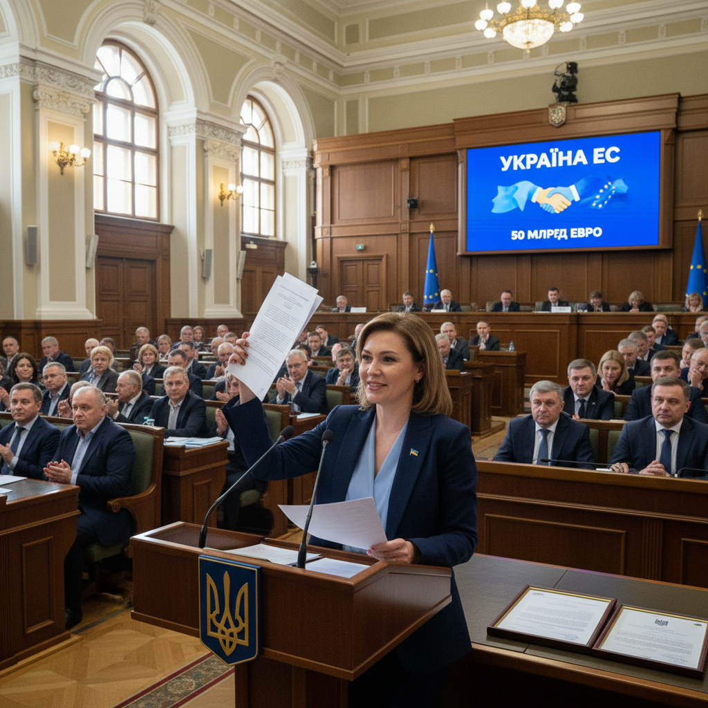 Шуляк повідомила про ухвалення Радою двох законопроєктів, що відкривають шлях до отримання траншу від ЄС