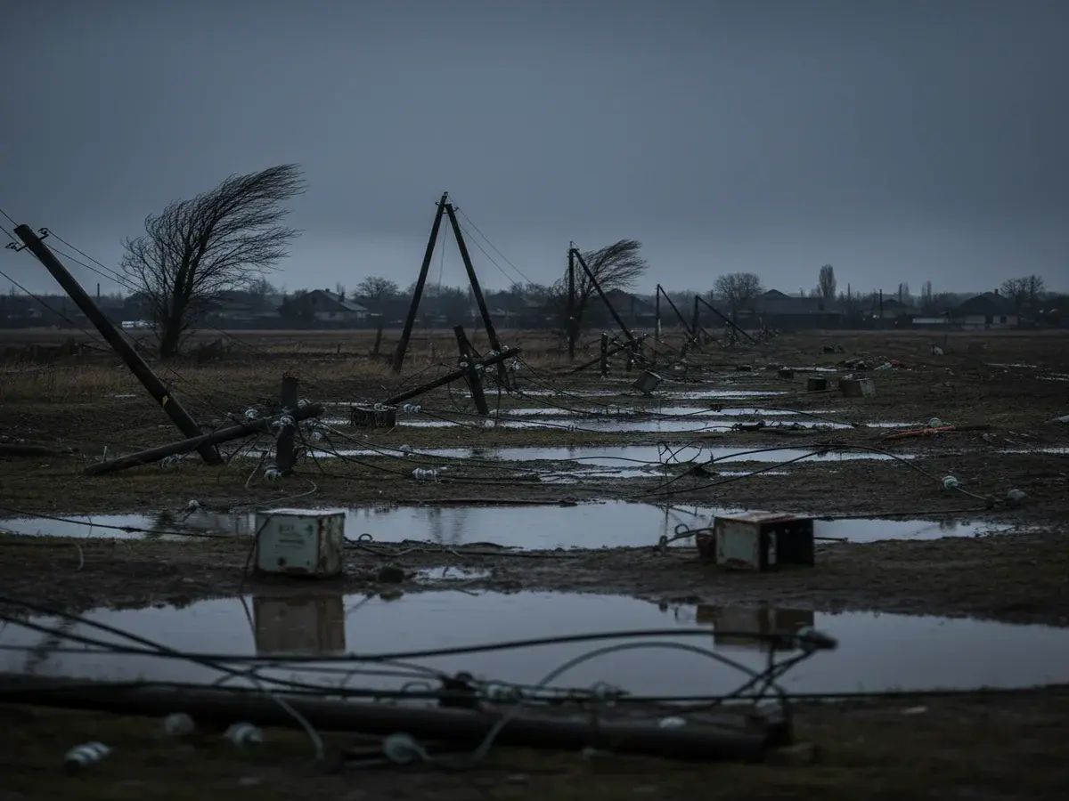 Негода спричинила відключення електроенергії в п’яти районах Одеської області 31 січня