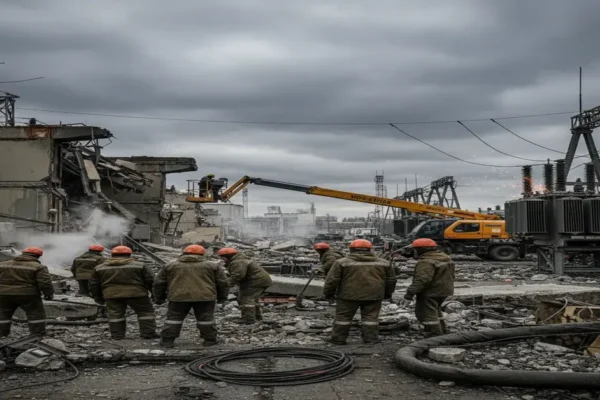 Зеленський оголосив про надання броні енергетикам і комунальникам, які працюють над ліквідацією наслідків російських атак