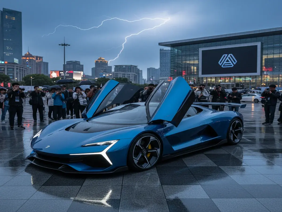Китайський виробник пилососів вразив світ, презентувавши електросуперкар потужністю 1876 к.с.