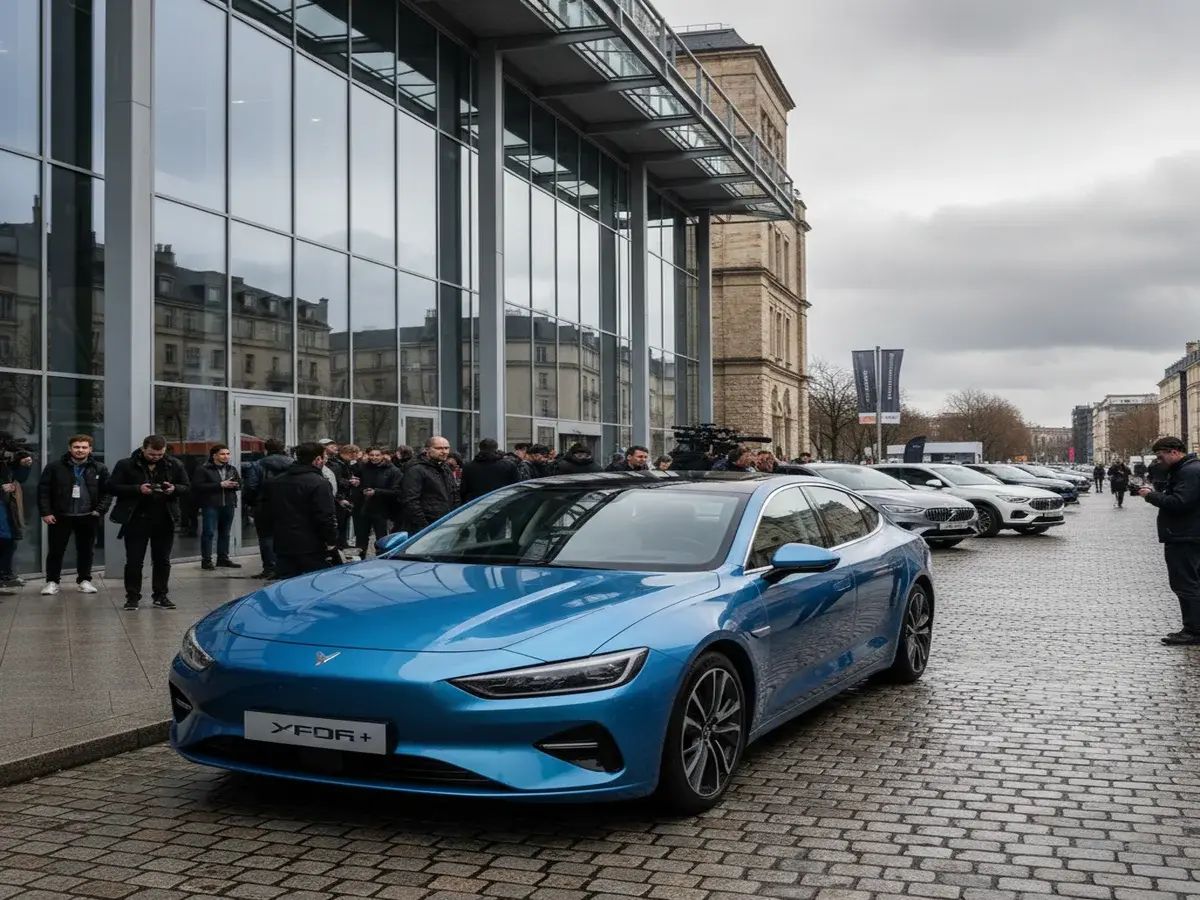 Xpeng з Китаю презентувала міжнародну версію седану P7+ на 2026 рік