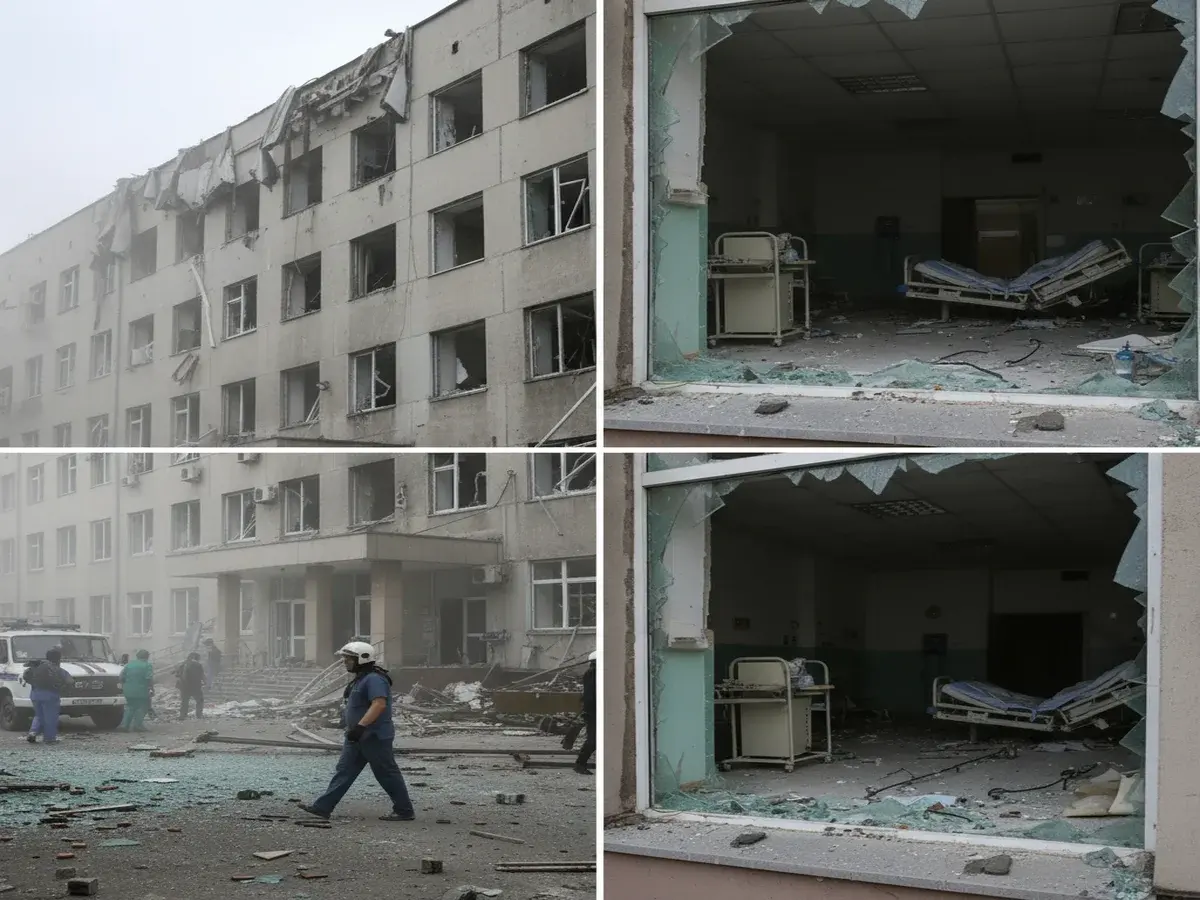 У Херсоні російські обстріли влучили в лікарню, внаслідок чого постраждали медичні працівники
