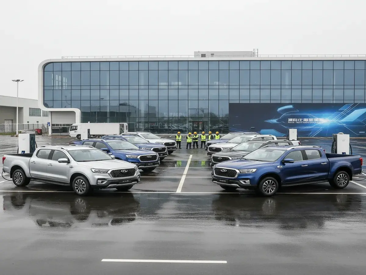 Китайська компанія Chery презентувала свій дебютний електричний пікап