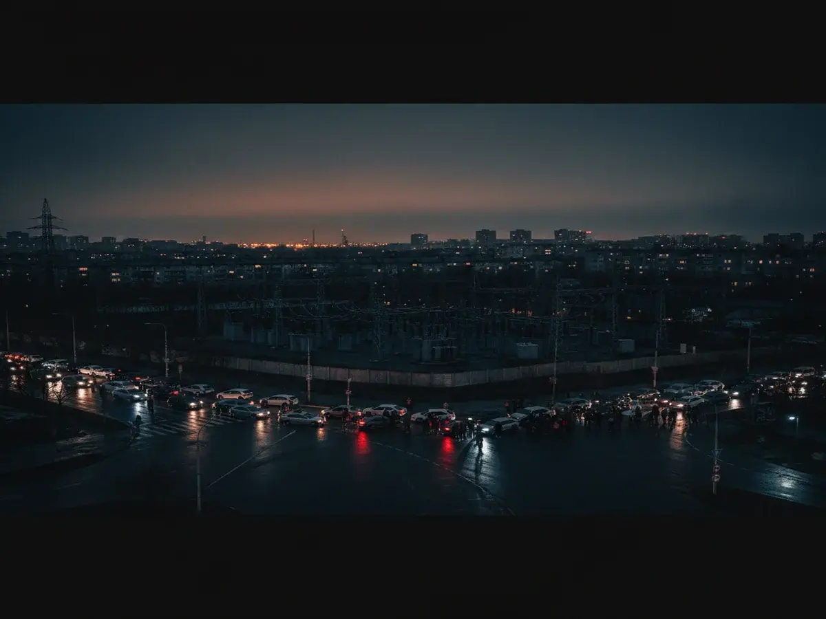 На Троєщині стався блекаут: ДТЕК просить киян утриматися від перекриття доріг