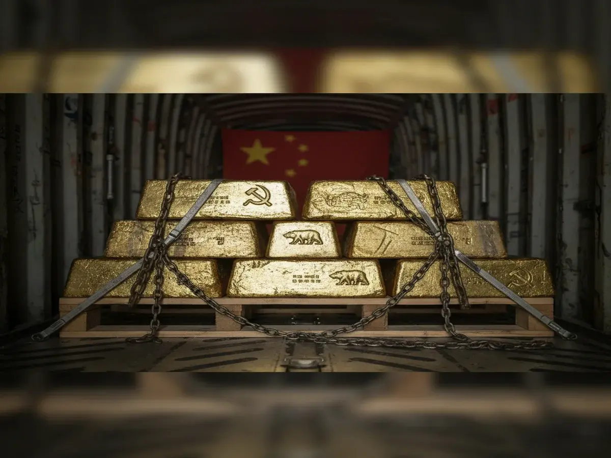 Російська Федерація активно постачає золото до Китаю для вирішення проблеми бюджетного дефіциту
