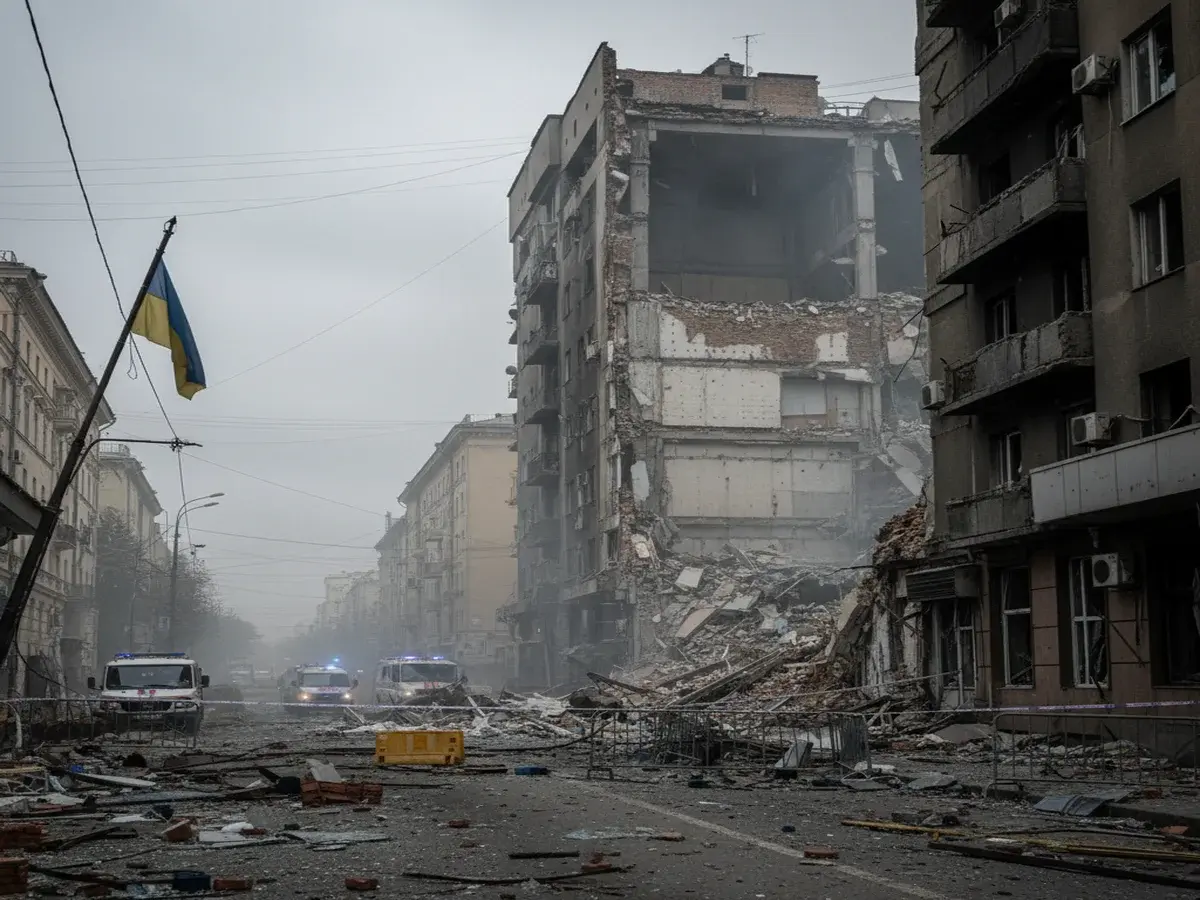 В Харкові 30 січня стався вибух, пов’язаний з використанням балістичної зброї