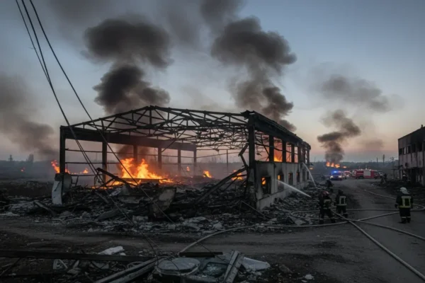 Масований напад на Черкащину призвів до постраждалих та численних пожеж