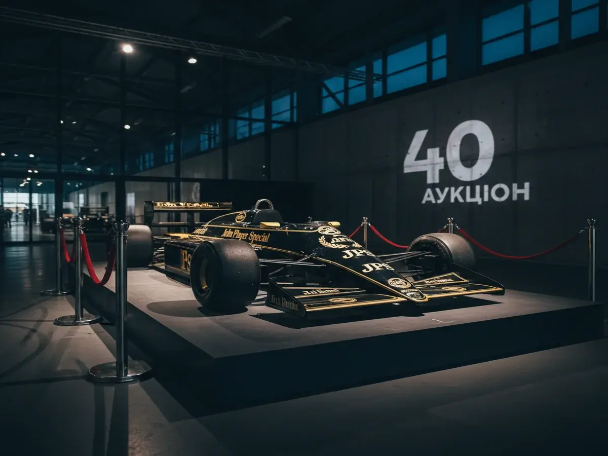 Легендарний болід 40-річної давності, яким керував Сенна, виставлять на аукціон