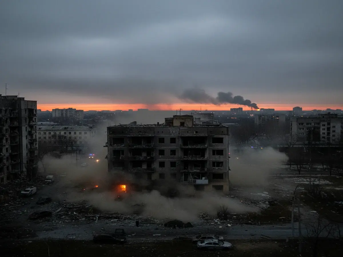 В Україні триває атака дронів-камікадзе: вибухи лунають у Харкові та Запоріжжі 1 лютого