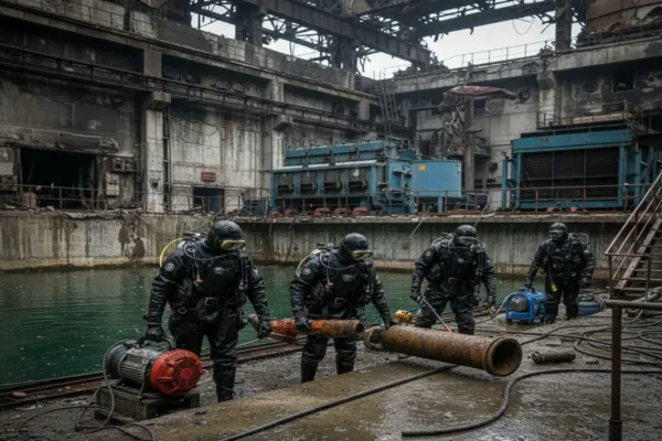 Після обстрілу ТЕЦ Києва черкаські водолази здійснили унікальну операцію для відновлення функціонування системи