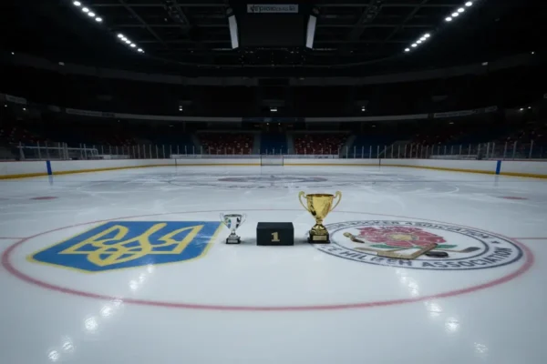 Українська хокейна збірна поступилася англійській команді в матчі Європейського кубка націй