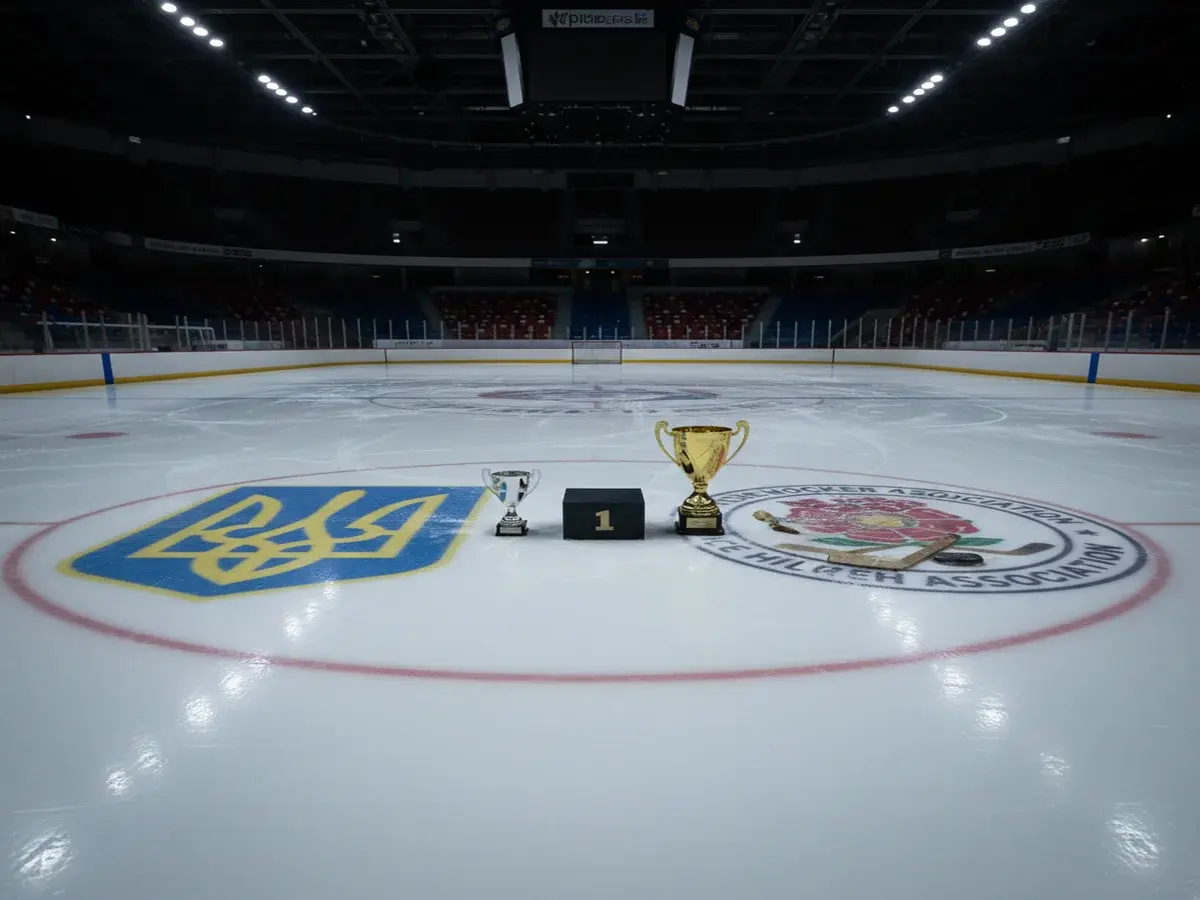 Українська хокейна збірна поступилася англійській команді в матчі Європейського кубка націй