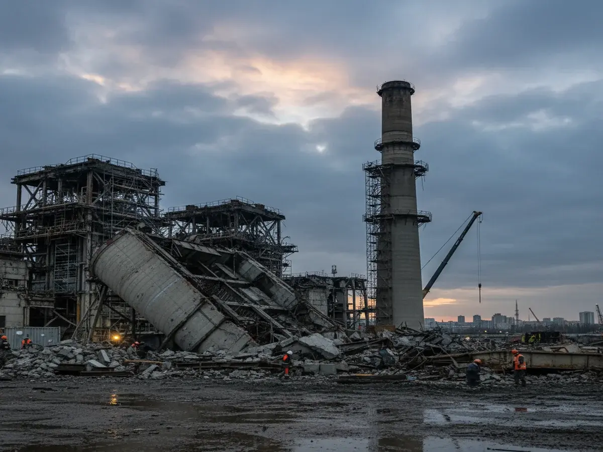 Відновлення Дарницької ТЕЦ після пошкоджень триватиме два місяці – якщо обійдеться без нових атак