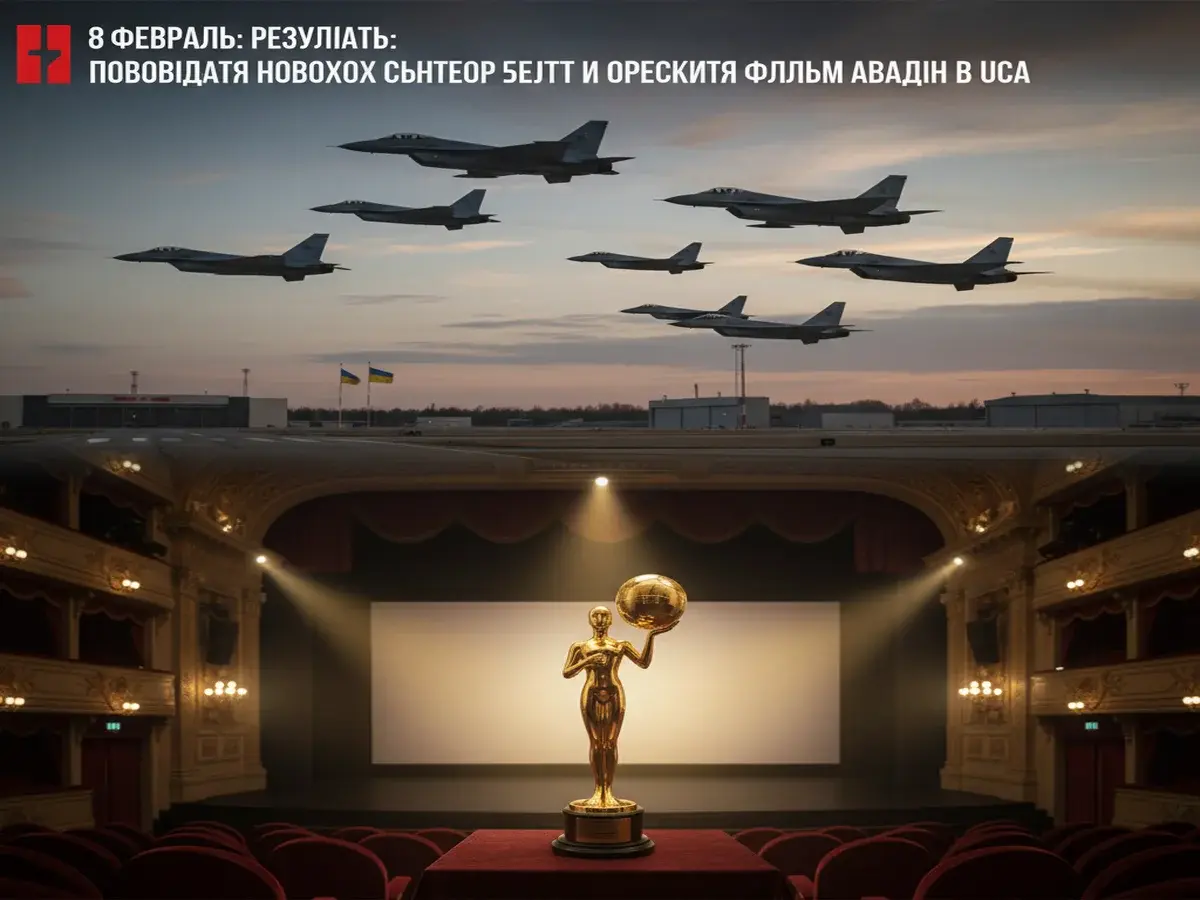 Підсумки 8 лютого: Впровадження нових винищувачів та отримання кінонагород у США