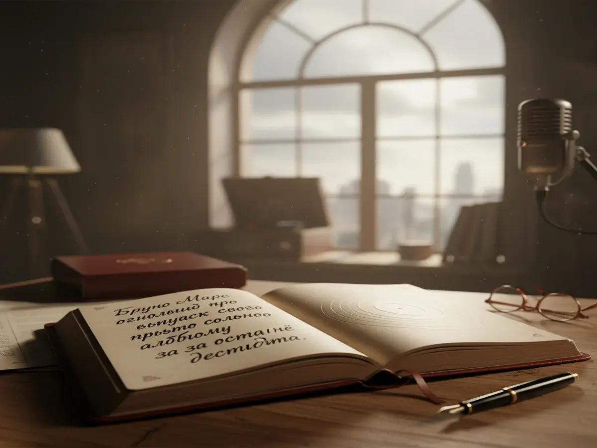 Бруно Марс оголосив про випуск свого першого сольного альбому за останнє десятиліття