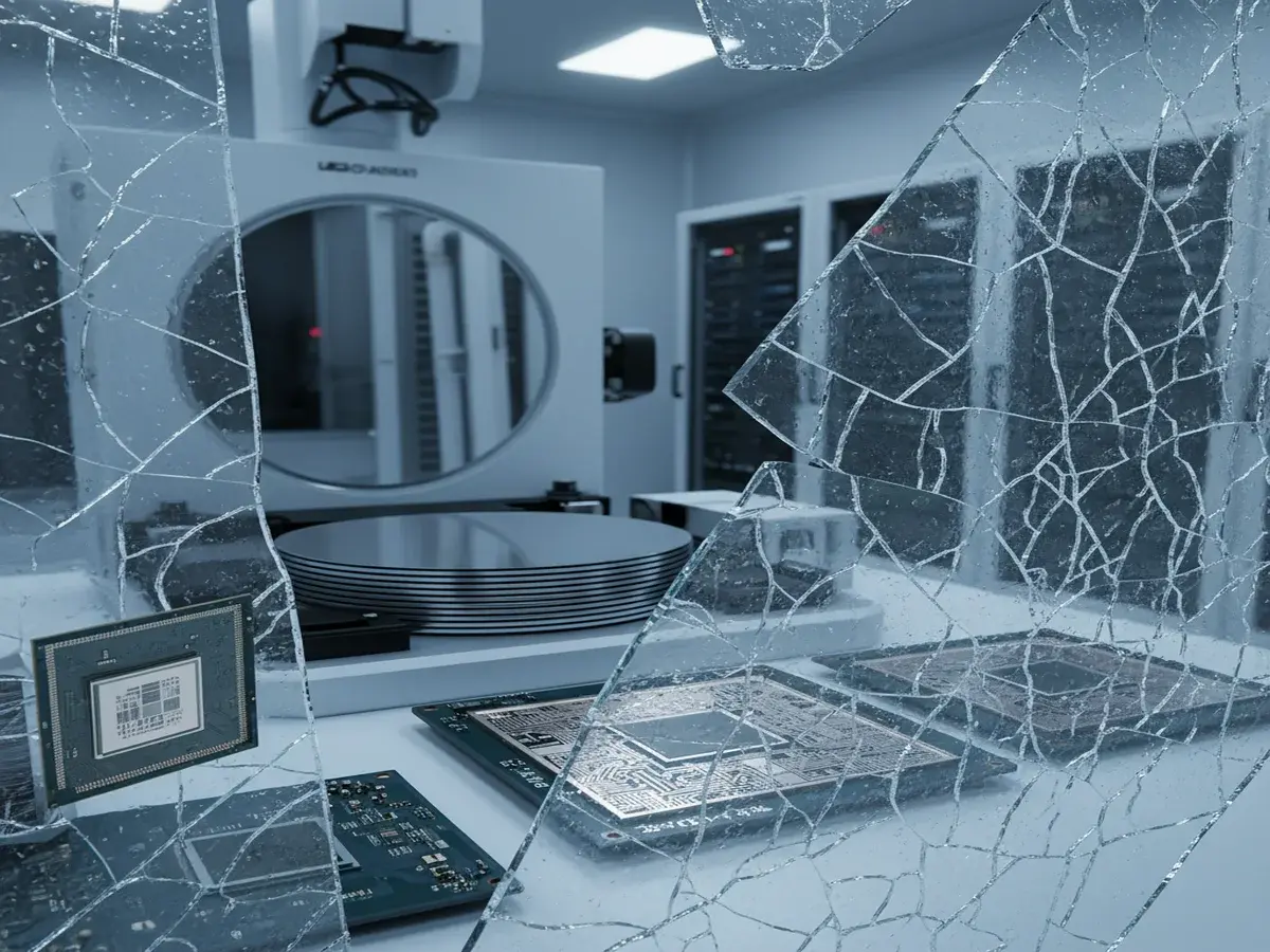 Виробництво чіпів для штучного інтелекту зазнає труднощів через нестачу японського скла