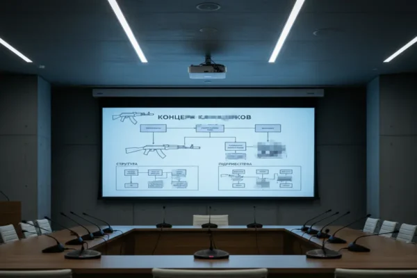 ГУР оприлюднило інформацію про структуру концерну Калашніков та деталі його підприємств