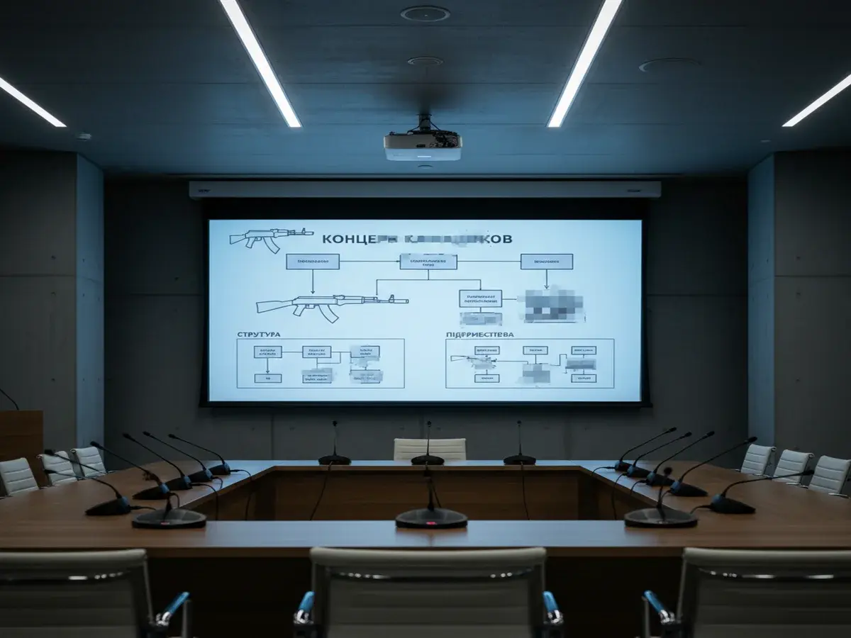 ГУР оприлюднило інформацію про структуру концерну Калашніков та деталі його підприємств