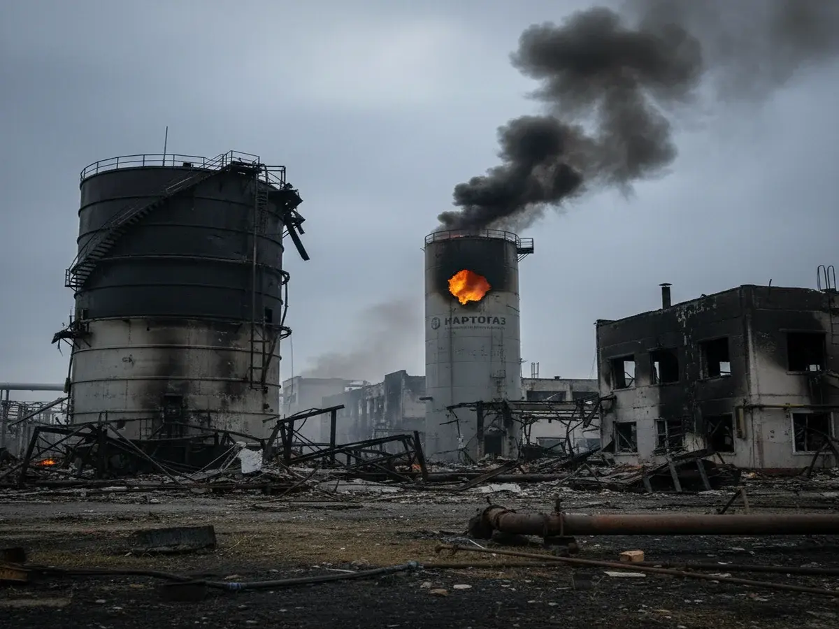 Російські війська здійснили удар по об’єктах Нафтогазу в Полтавській області