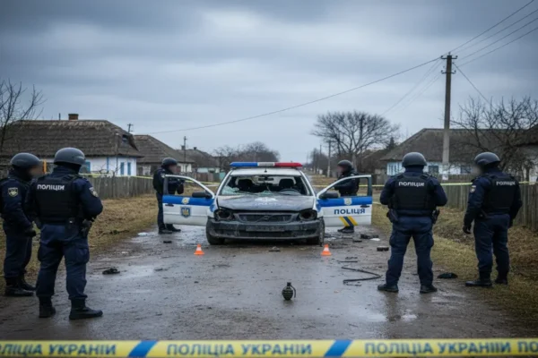 У Чернівецькій області правоохоронці затримали чоловіка, який вчинив напад з гранатою на поліцейських