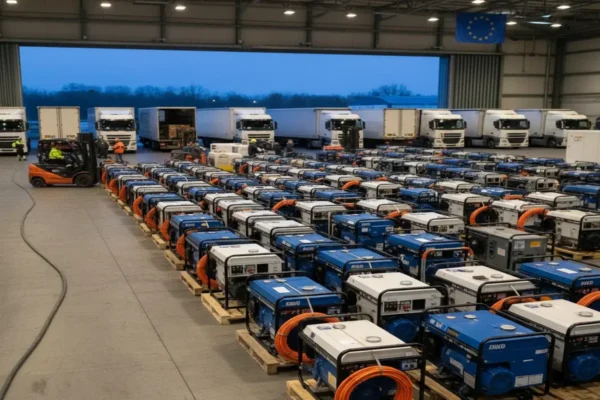 Європейський Союз надав Україні 11 тисяч генераторів для підтримки енергетичних потреб країни