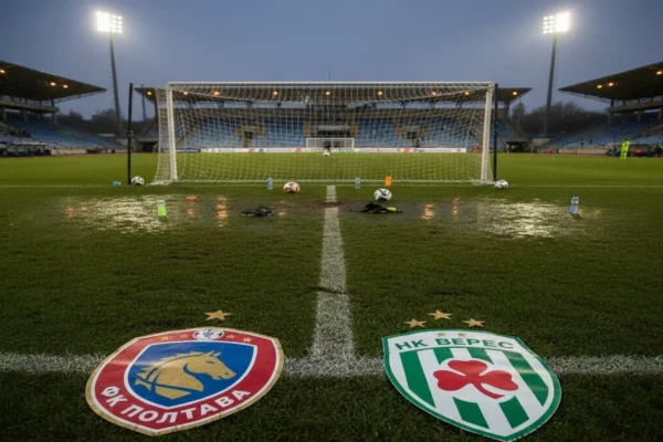 ФК Полтава та Верес розпочали другу частину сезону яскравим результативним поєдинком