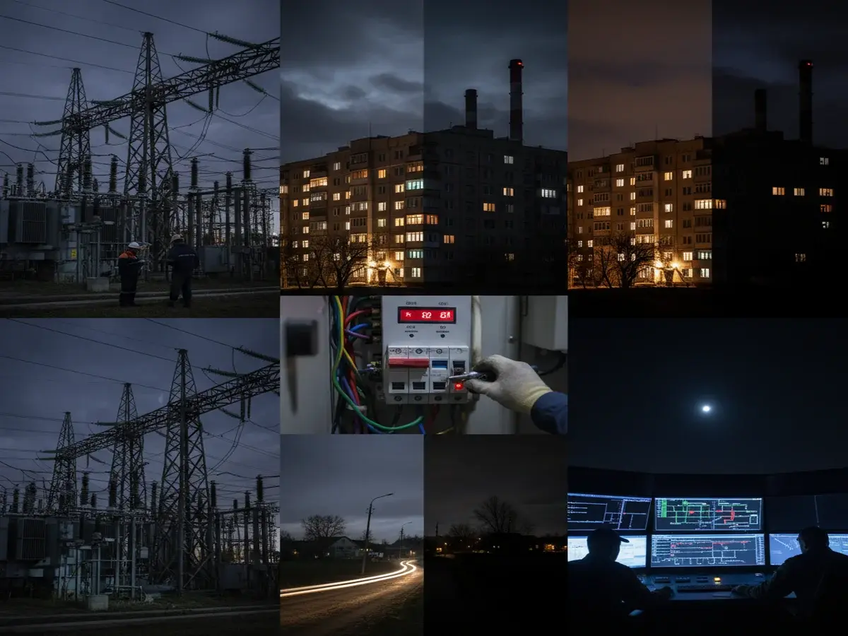 Перевірка справедливості обмежень: графіки відключень електроенергії в п’яти областях України під контролем