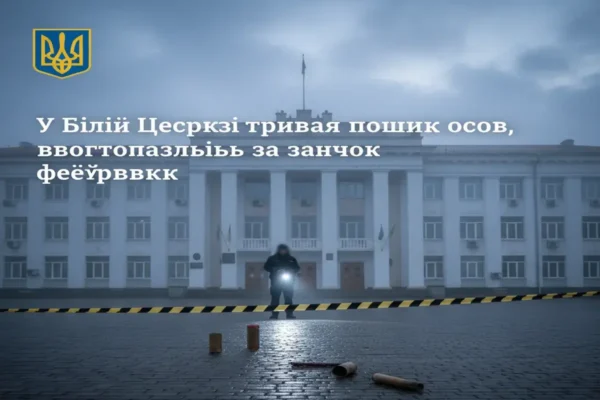 У Білій Церкві триває пошук осіб, відповідальних за запуск феєрверків
