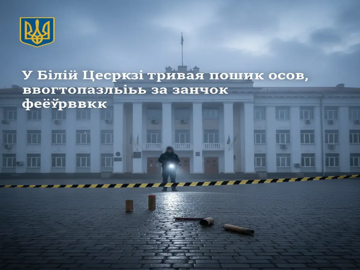У Білій Церкві триває пошук осіб, відповідальних за запуск феєрверків