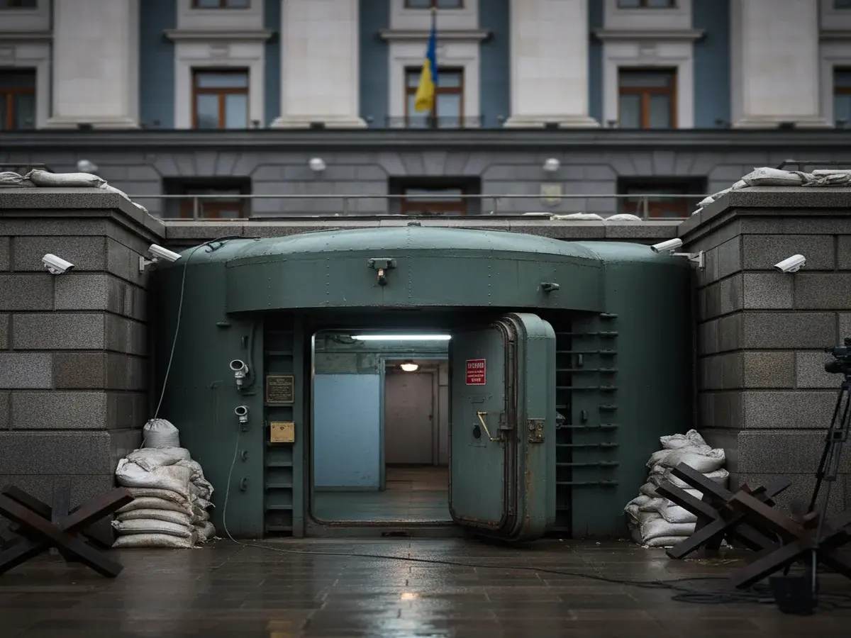 Зеленський вперше відкрив двері до бункера на вулиці Банковій