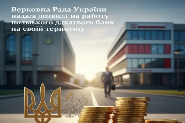 Верховна Рада України надала дозвіл на роботу польського державного банку на своїй території