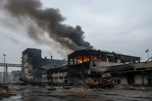 Пожежі на підприємстві у Кривому Розі: наслідки обстрілу 2 березня