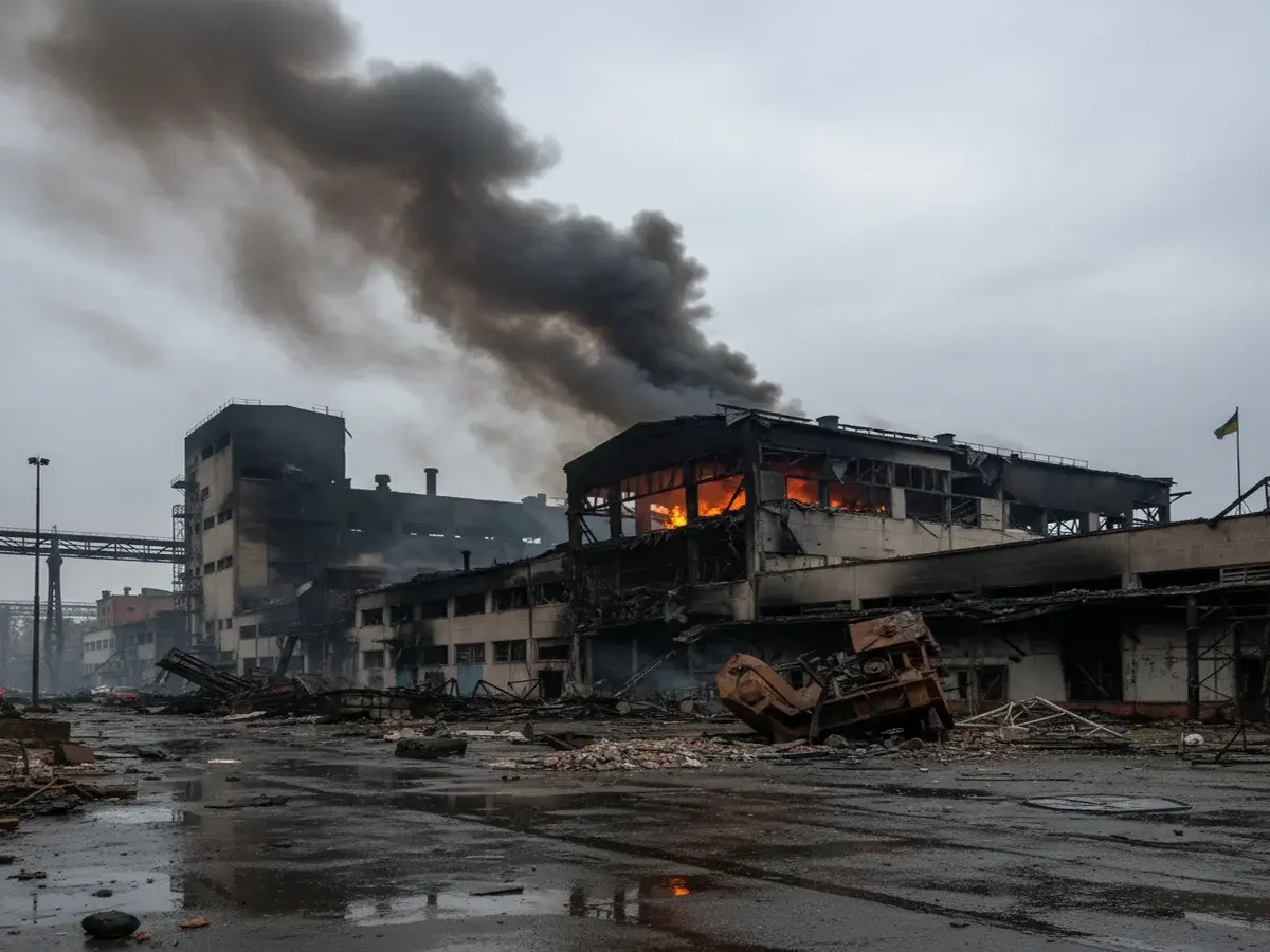 Пожежі на підприємстві у Кривому Розі: наслідки обстрілу 2 березня