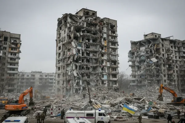 У Дружківці завершено роботи на місці російського удару: три загиблих та 16 поранених