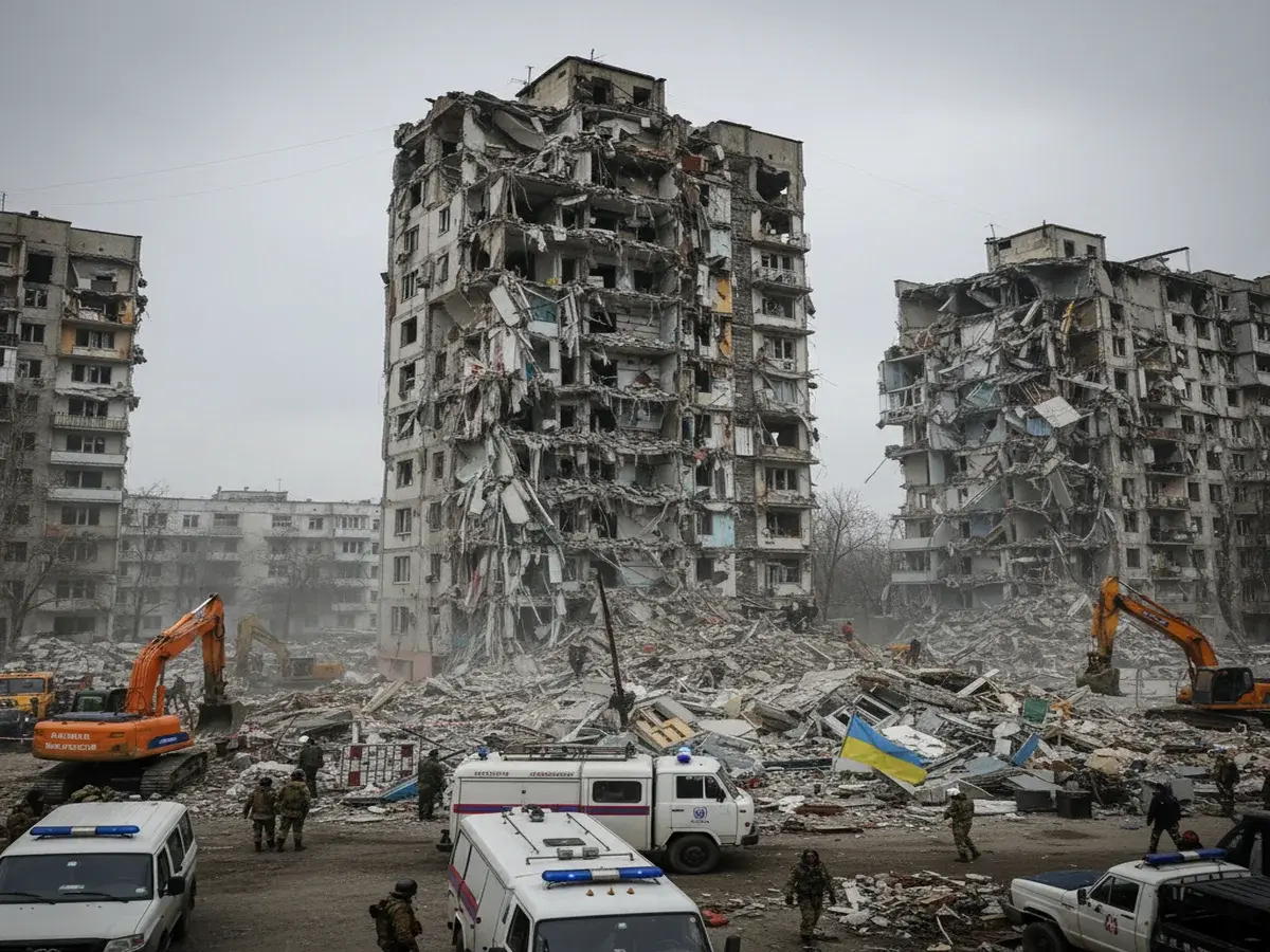 У Дружківці завершено роботи на місці російського удару: три загиблих та 16 поранених