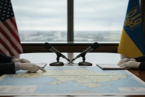 Мерц під час зустрічі з Трампом продемонстрував карту України, обговорюючи важливі питання