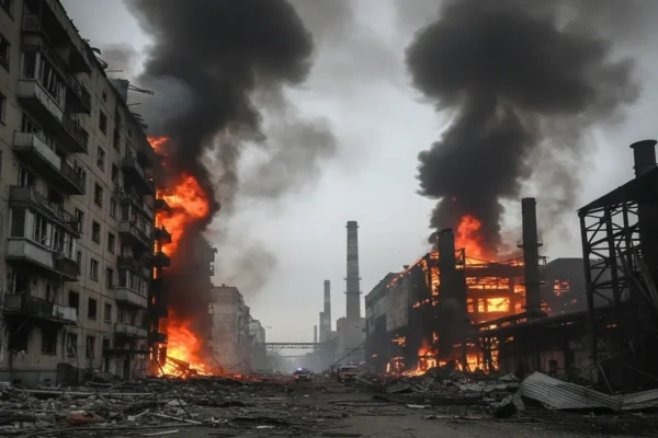 Кривий Ріг під обстрілом 6 березня: вогонь охопив житловий будинок та промислове підприємство