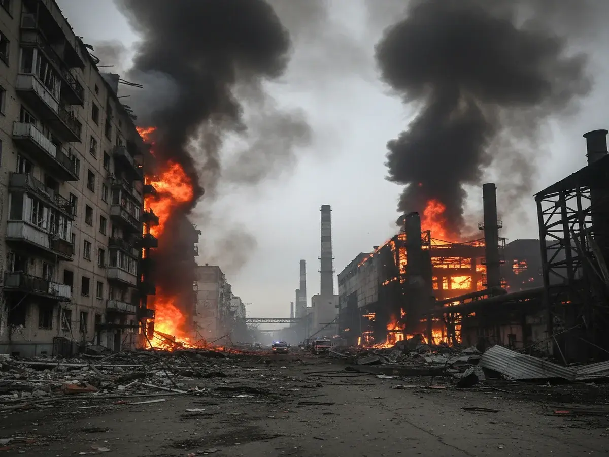 Кривий Ріг під обстрілом 6 березня: вогонь охопив житловий будинок та промислове підприємство