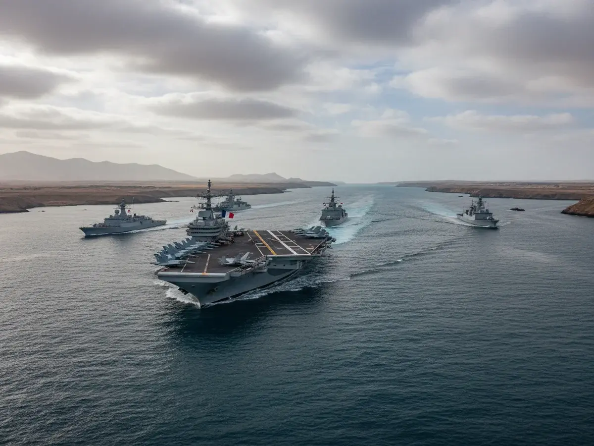 Макрон оголосив про безпрецедентну мобілізацію військового флоту в Ормузькій протоці