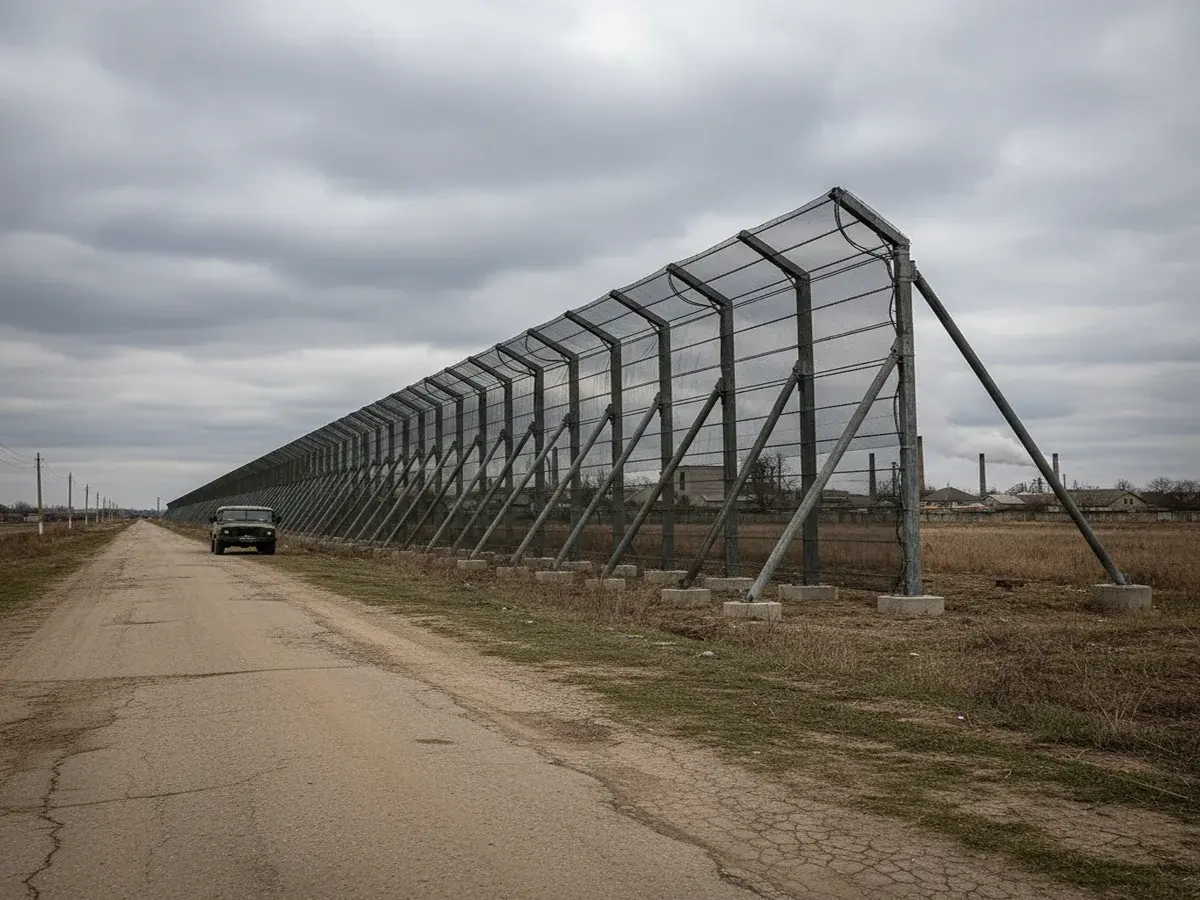 На Дніпропетровщині встановили 42 км антидронової сітки для захисту від безпілотників