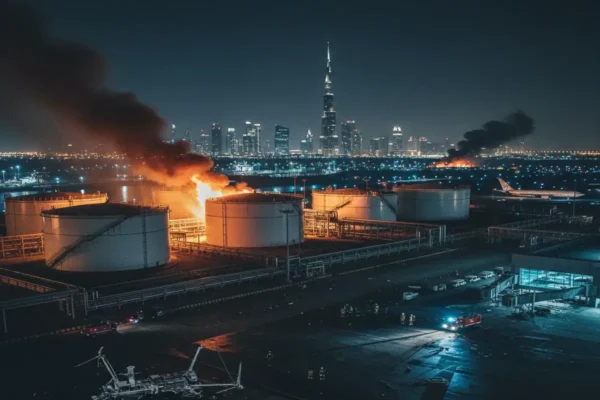 Іранські дрони здійснили напад на нафтовий порт в ОАЕ та аеропорт у Дубаї