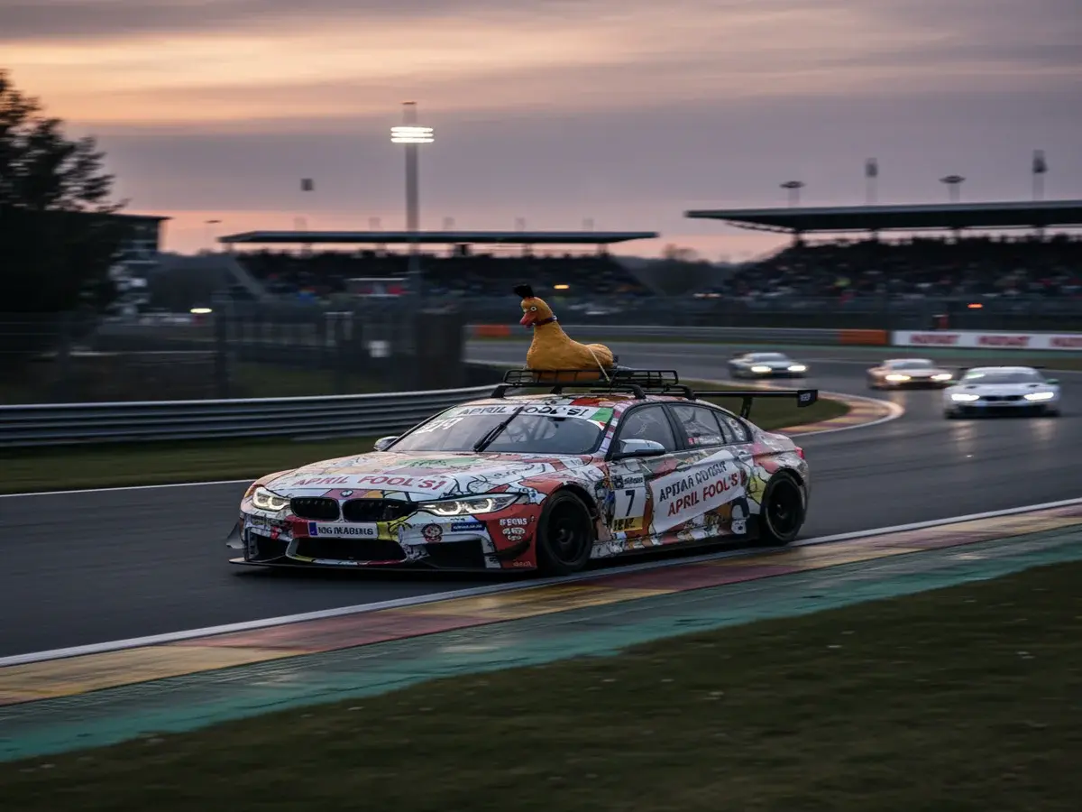 Першоквітневий жарт BMW перетвориться на реальність на гонці 24 години Нюрбургринга