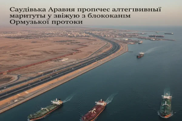 Саудівська Аравія пропонує альтернативні маршрути у зв’язку з блокуванням Ормузької протоки