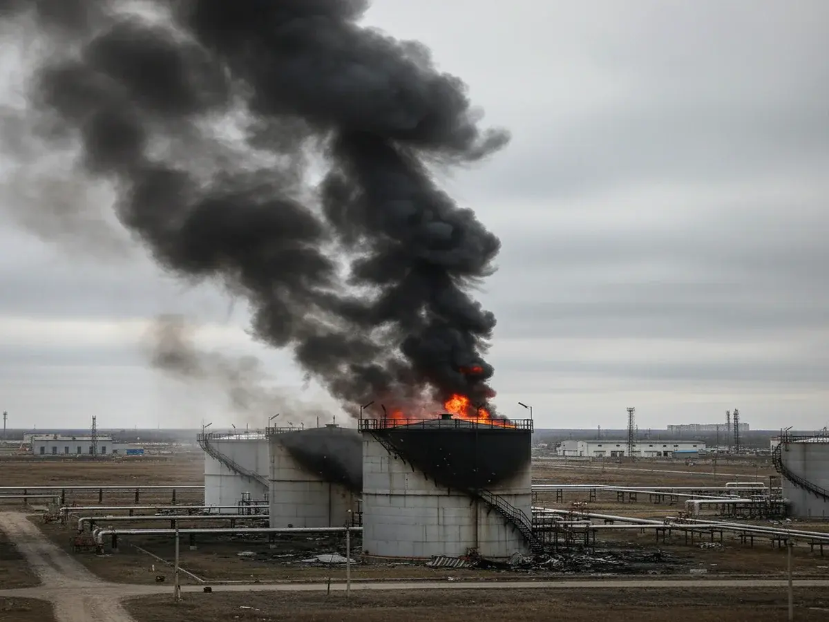 Збройні сили України завдали удару по нафтопереробному заводу в Саратові