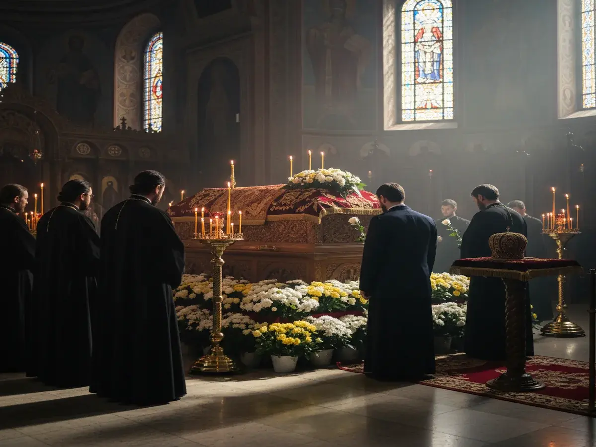 Зеленський висловив останню шану патріарху Філарету на прощальній церемонії