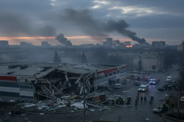 Вибух у чернігівському супермаркеті відбувся на фоні російської атаки на місто