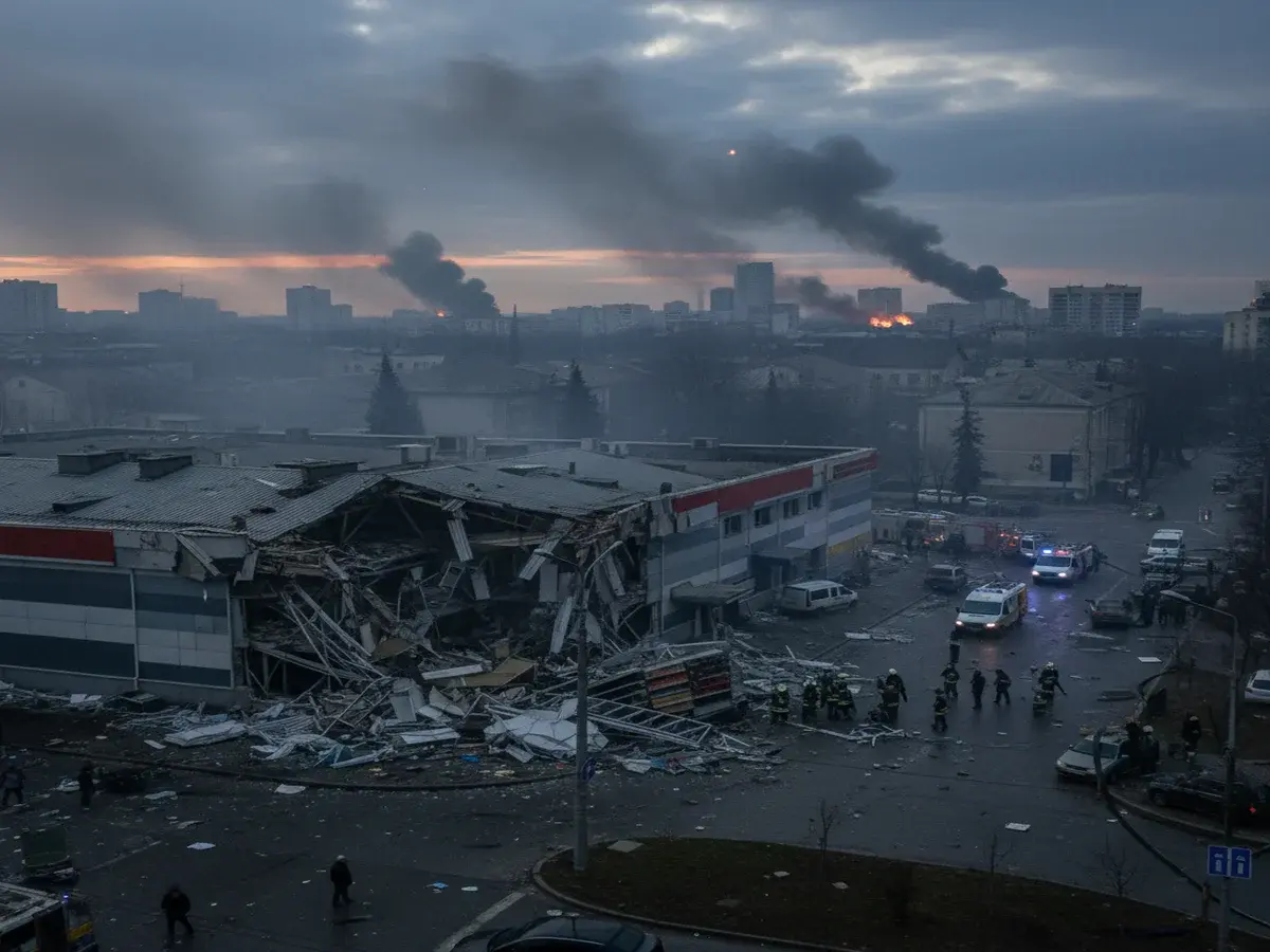 Вибух у чернігівському супермаркеті відбувся на фоні російської атаки на місто